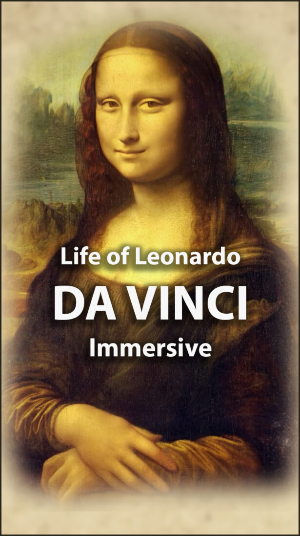 life of Leonardo Davinci in Immersive 3D