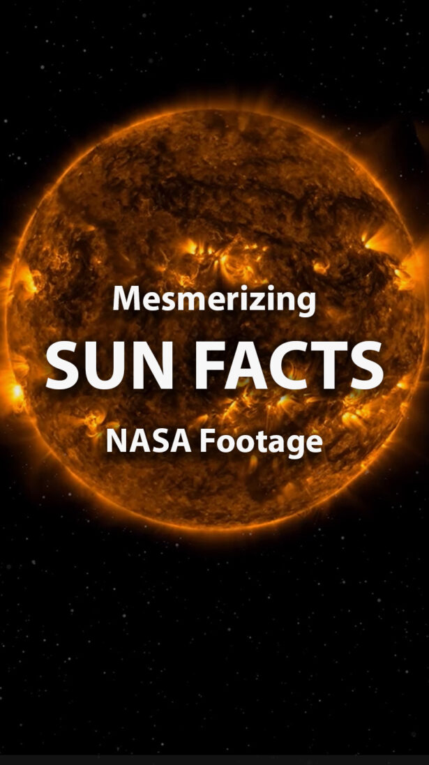 Facts about the sun featuring NASA footage